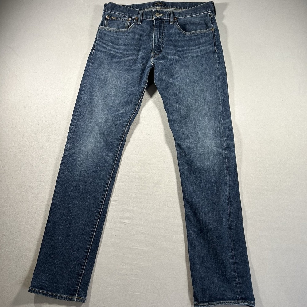 Mens Polo Ralph Lauren Sullivan Slim Jeans 32x32 Stretch Medium Wash EUC